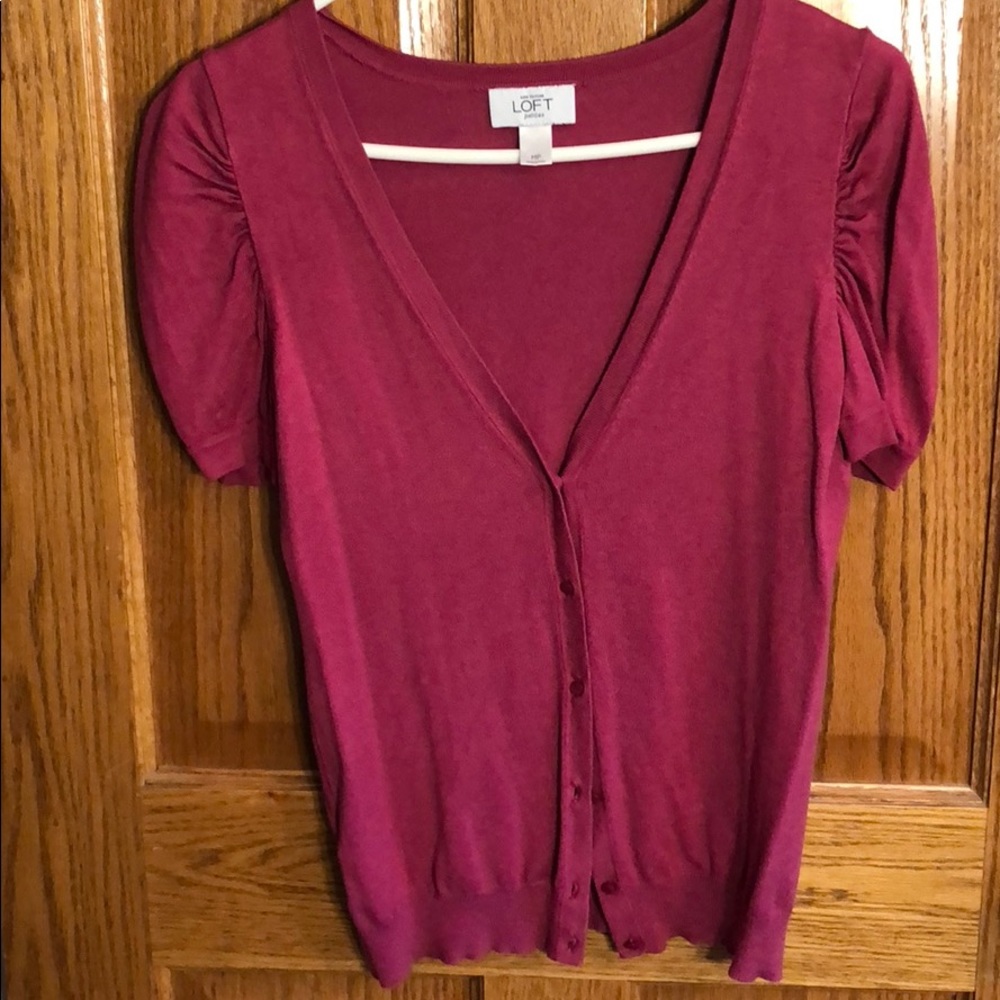 Pink Loft cardigan